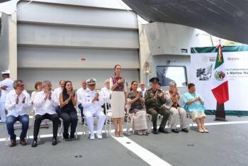 Encabeza Claudia Sheinbaum conmemoración del Día de la Marina Nacional