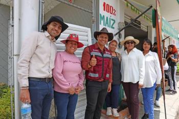 Omar Muñoz recorrió la calle Benito Juárez