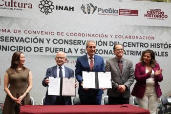 INAH y Ayuntamiento colaborarán para preservar el Centro Histórico