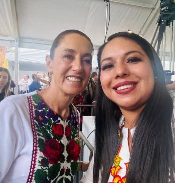 Tonantzin Fernández destaca labor de Sheinbaum y Armenta en Puebla