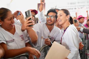 Claudia Sheinbaum realiza primera gira nacional de la Salud