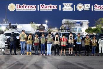 Colombianos detenidos en México no son militares en activo: Harfuch