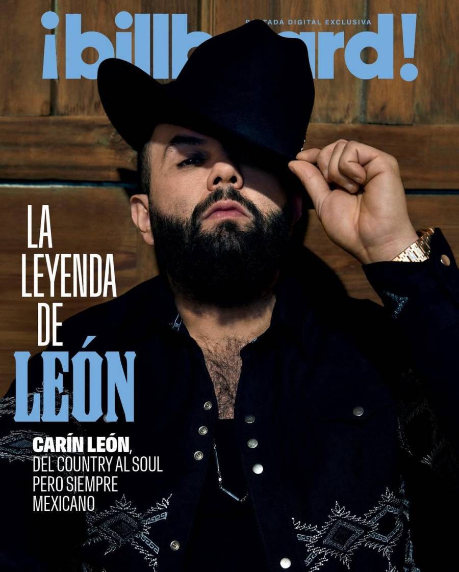 Carín León rompe fronteras con histórica doble portada en Billboard