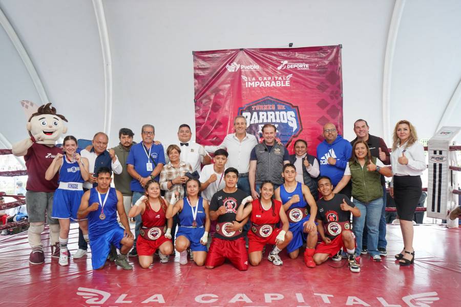 Concluye con éxito Torneo de Barrios de Box 2025