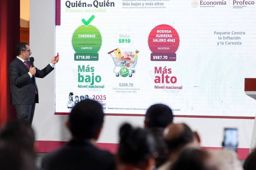 Tienda Chedraui de Campeche ofrece la canasta básica más barata del país
