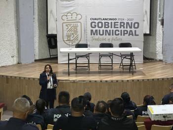 Cuautlancingo de los primeros en capacitar a personal en Derechos Humanos