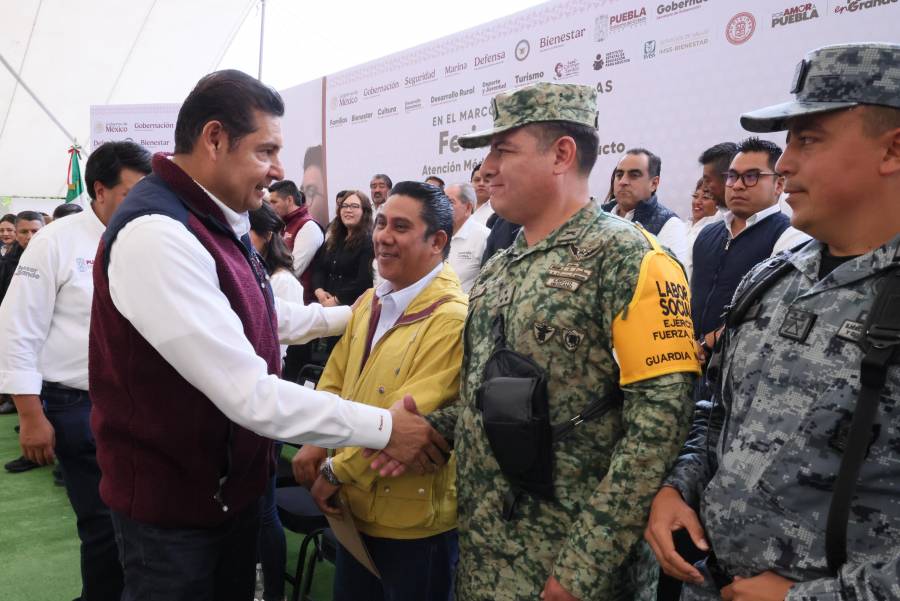 Alejandro Armenta inauguró la Feria por la Paz en Acatzingo