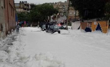 Desbordamiento de la Presa Los Cuartos en Naucalpan deja viviendas afectadas e inundaciones tras intensas lluvias