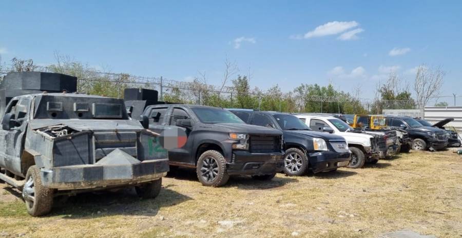 La FGR destruye 15 “monstruos” blindados en Tamaulipas ligados al crimen organizado