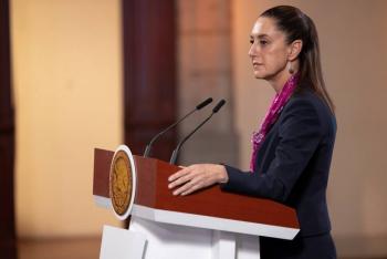 Con apego a la Constitución Sheinbaum condenó ataques a Gaza