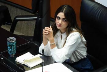 Andrea Chávez no descarta aspirar a la Presidencia del Senado, pese a priorizar la gubernatura de Chihuahua