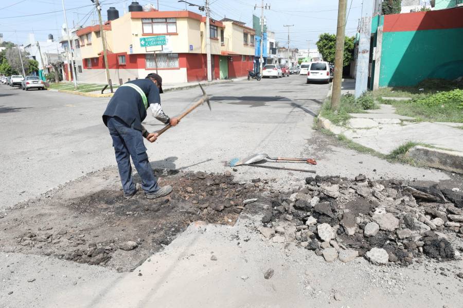 Ayuntamiento de Puebla ha tapado 77 mil baches