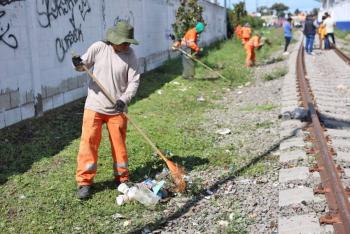 Encabeza Omar Muñoz jornada de limpieza en Cuautlancingo