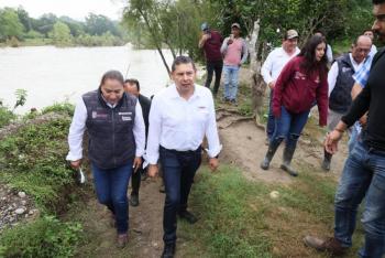 Anuncia Armenta bodega de alimentos y puente para Francisco Z. Mena