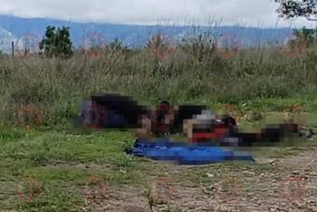 Abandonan dos cuerpos en Tecali de Herrera