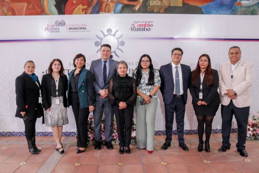 Reúne San Andrés Cholula a contralorías municipales para reforzar normativas