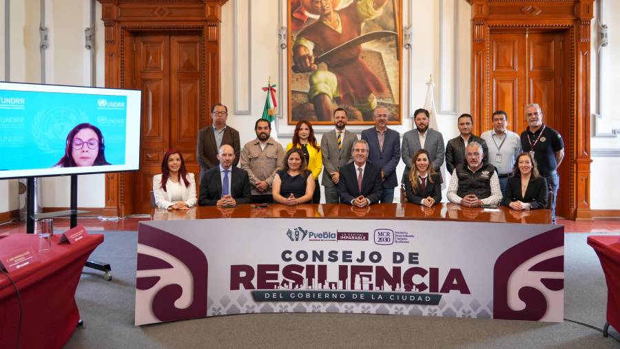 Puebla instala el primer Consejo de Resiliencia Municipal en M&eacute;xico