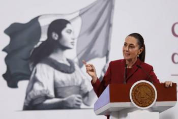 Migrantes mexicanos podrán evitar impuesto en remesas con la Tarjeta Finabien: Sheinbaum
