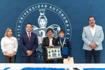Reconoce Lilia Cedillo a medallistas BUAP de la Universiada Nacional 2025