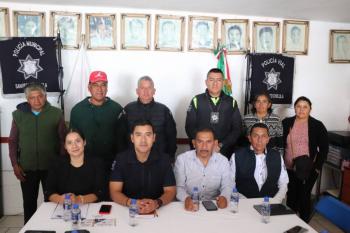Realizan Mesa de Seguridad en San Cosme Texintla, San Pedro Cholula