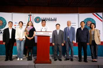 México y China continuarán fortaleciendo su relación en favor de sus pueblos: Edén Garcés