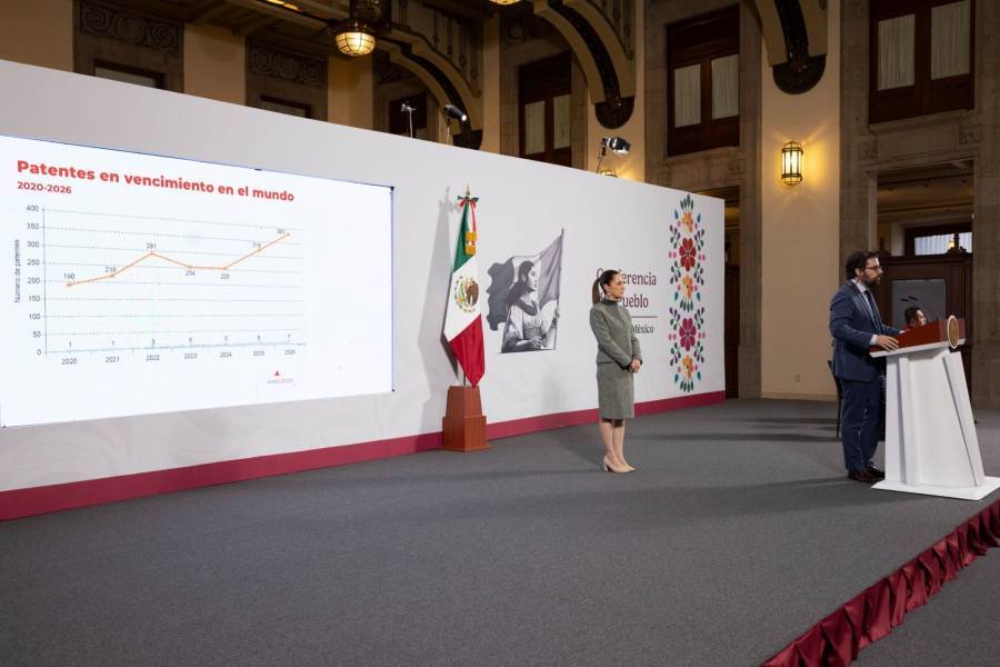 México impulsará producción nacional de medicamentos genéricos; prevén liberar 385 patentes