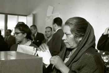 Conmemoran los 70 años del primer voto de la mujer en México