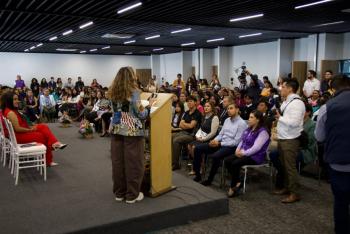 Jóvenes participan en el Congreso para construir programa integral contra la Violencia Femenina