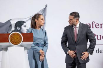 Claudia Sheinbaum da por concluida polémica con Bukele por narcoavioneta