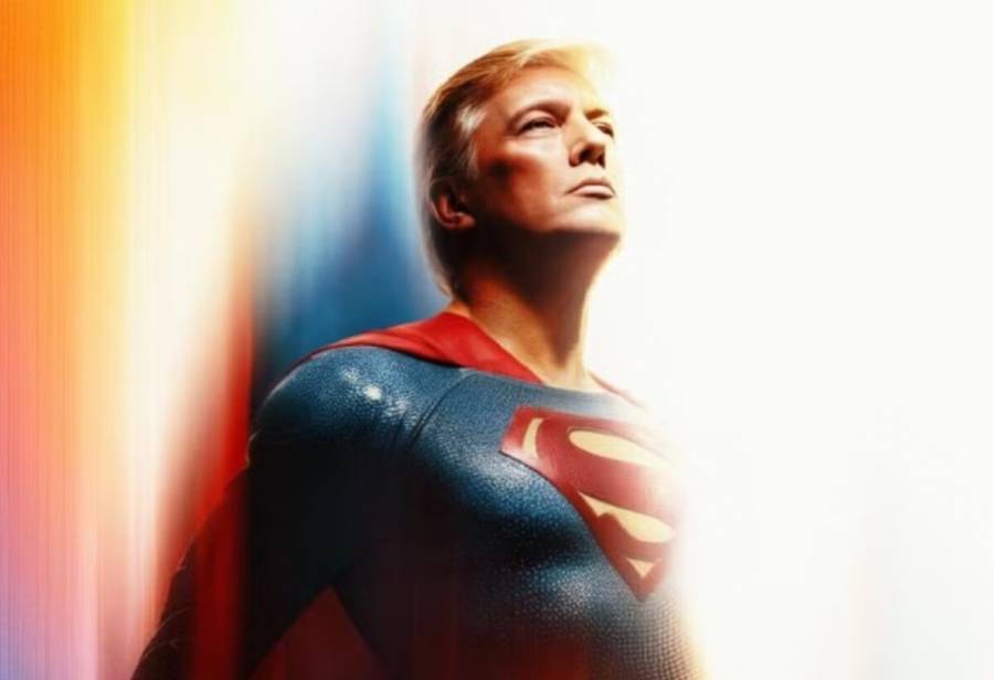 Casa Blanca convierte a Donald Trump ¡en Superman!
