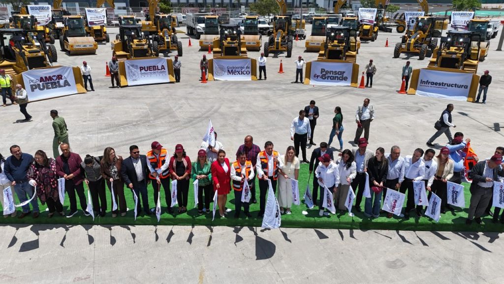 Puebla impulsa la infraestructura con nuevos módulos de maquinaria