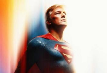 Casa Blanca convierte a Donald Trump ¡en Superman!