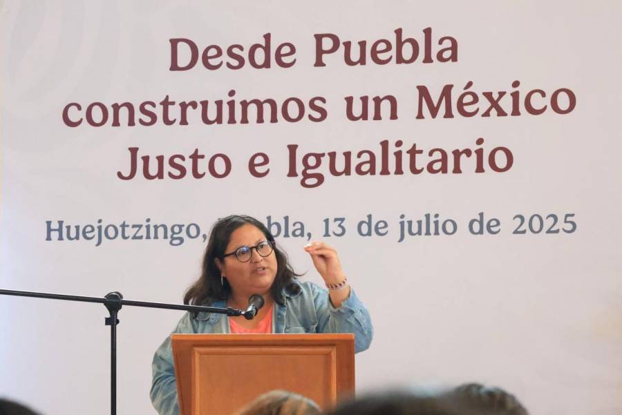 Citlalli Hernández destaca el combate a la violencia de género en Puebla