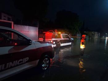 Cuautlancingo realiza trabajos urgentes de desazolve ante Intensas lluvias