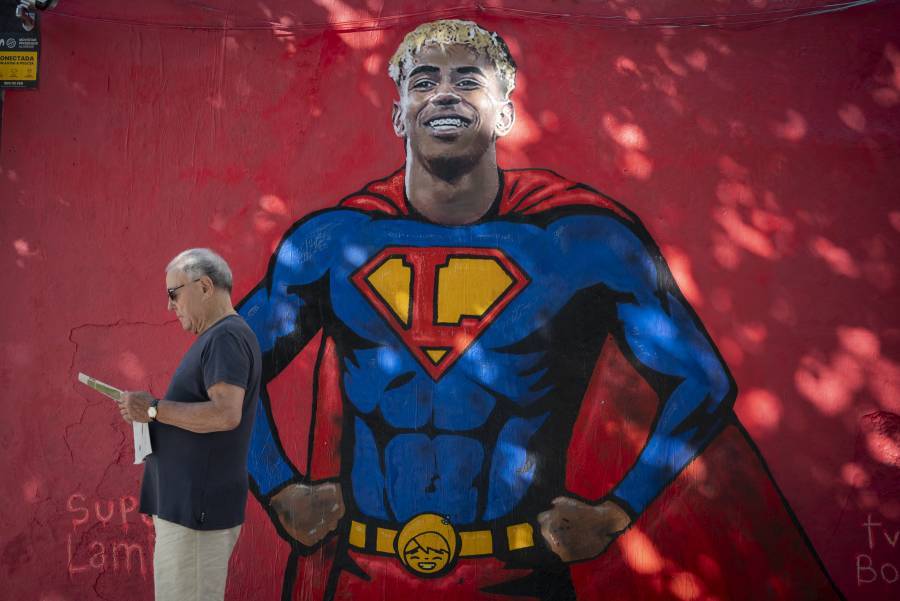 Vandalizan mural dedicado a Lamine Yamal en medio de controversia por su celebración de cumpleaños