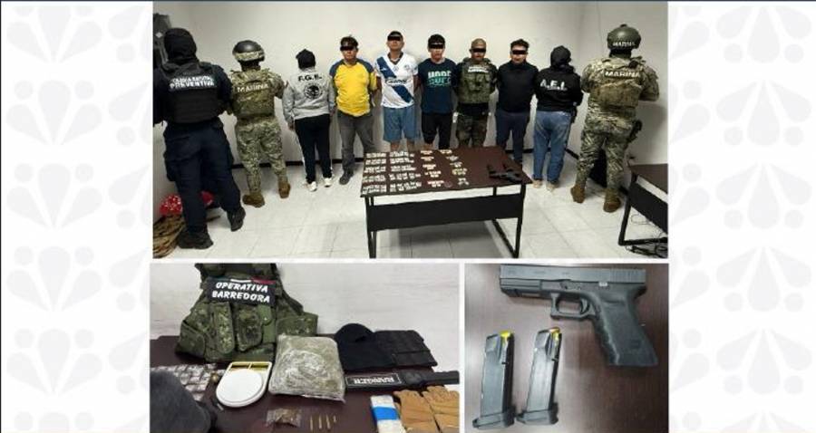 Detiene FGE a 5 presuntos integrantes de la 