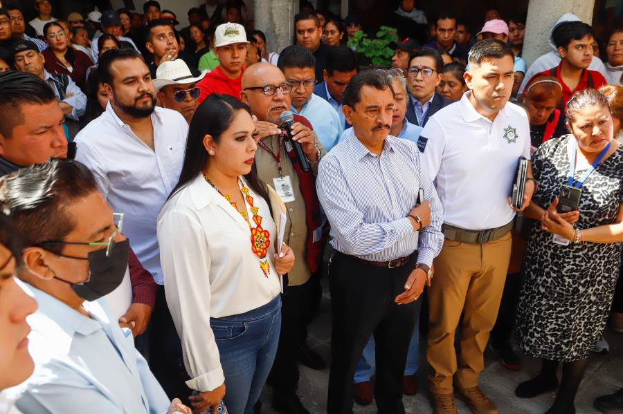 Tonantzin Fernández garantiza seguridad a comerciantes del Mercado Cosme del Razo