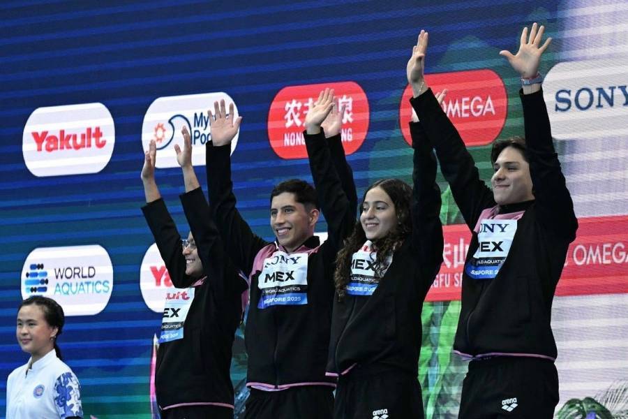 Osmar Olvera lidera a México en Mundial de Natación con histórica quinta medalla