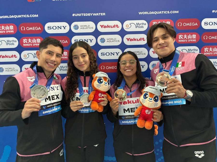 Clavados abre con plata en el Mundial de Deportes Acuáticos Singapur 2025