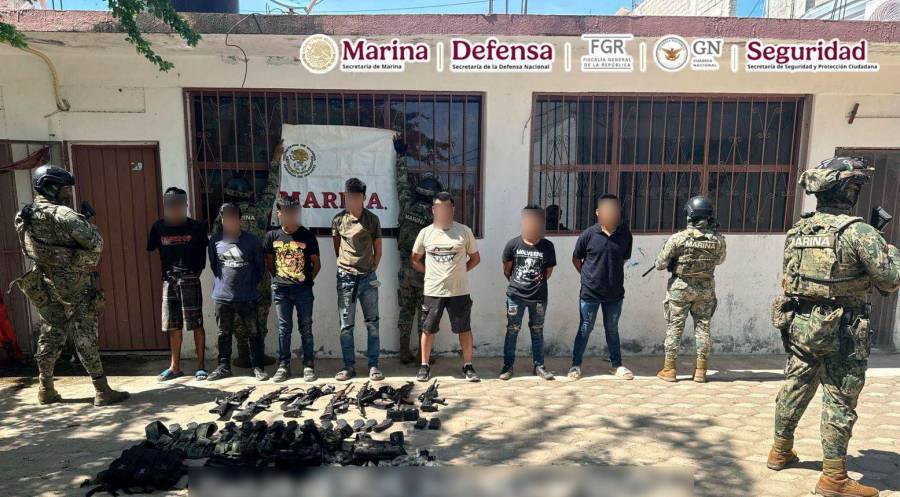 Detienen a siete presuntos generadores de violencia en Coyuca de Benítez, Guerrero