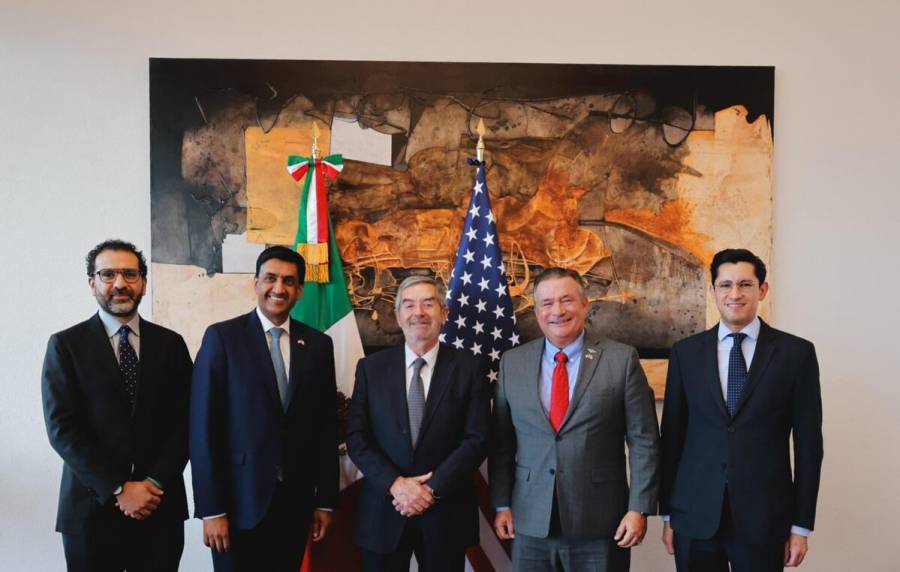 De la Fuente y Moctezuma abordan seguridad, migración y comercio con congresistas de EEUU