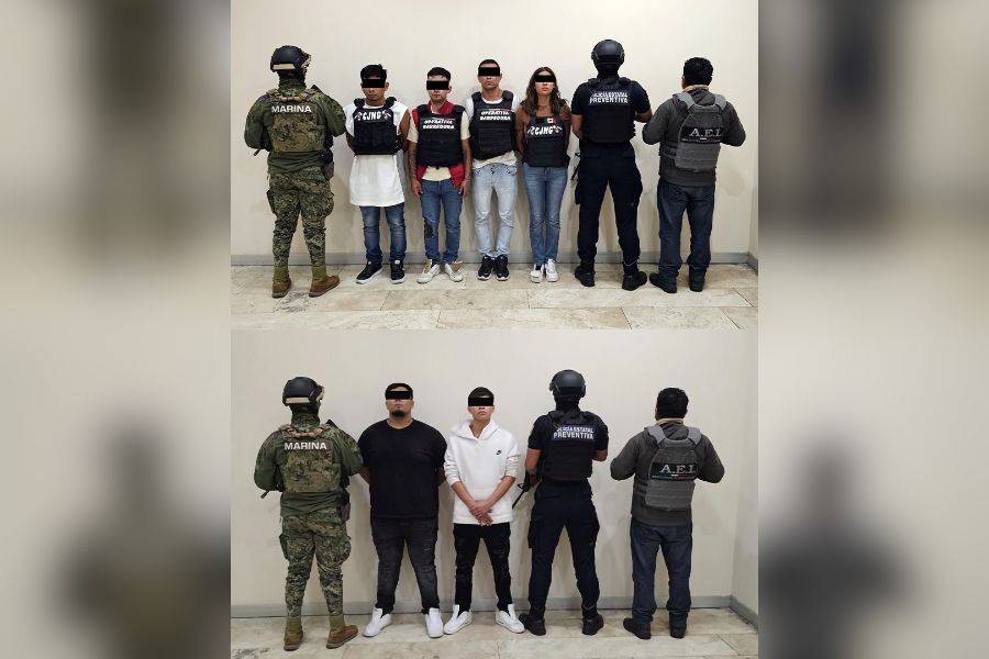Detienen en Puebla a seis presuntos integrantes del grupo delictivo “La Barredora”