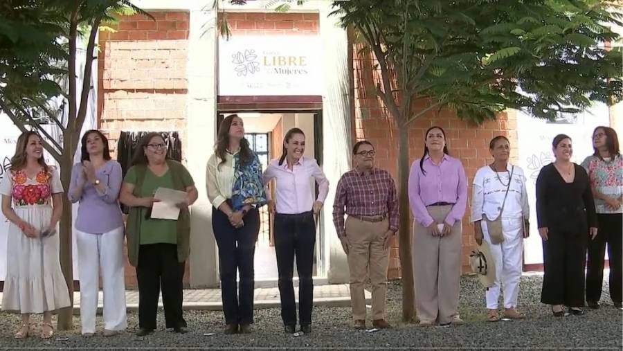 Claudia Sheinbaum inaugura Centro “Libre” en Guanajuato 