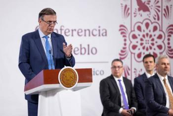 Destaca Ebrard polo farmac&eacute;utico con inversi&oacute;n inicial de 12 mil millones de pesos en Michoac&aacute;n