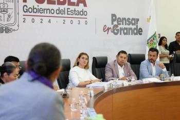 Gobierno de Puebla lleva acabo cuarta reunión con colectivos y madres buscadoras