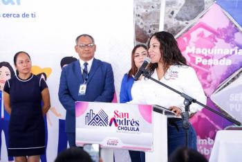 Lleva Lupita Cuautle Jornada de Proximidad Social a San Francisco Acatepec