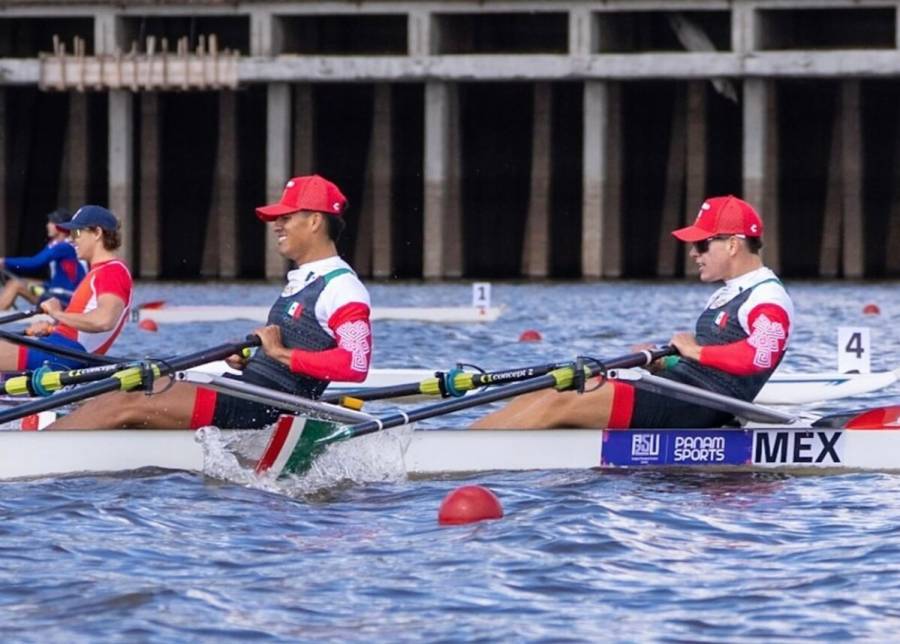 Remeros dan primera medalla para México en Panamericanos Junior Asunción 2025