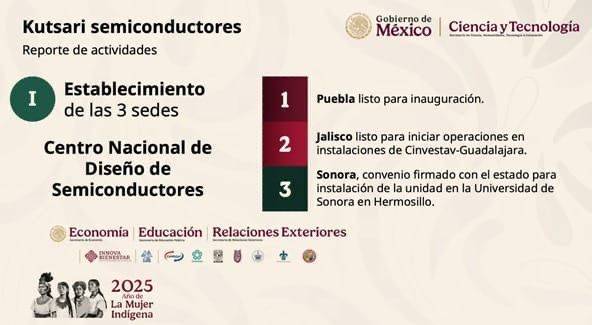 Presentan avances del Centro Nacional de Dise&ntilde;o de Semiconductores