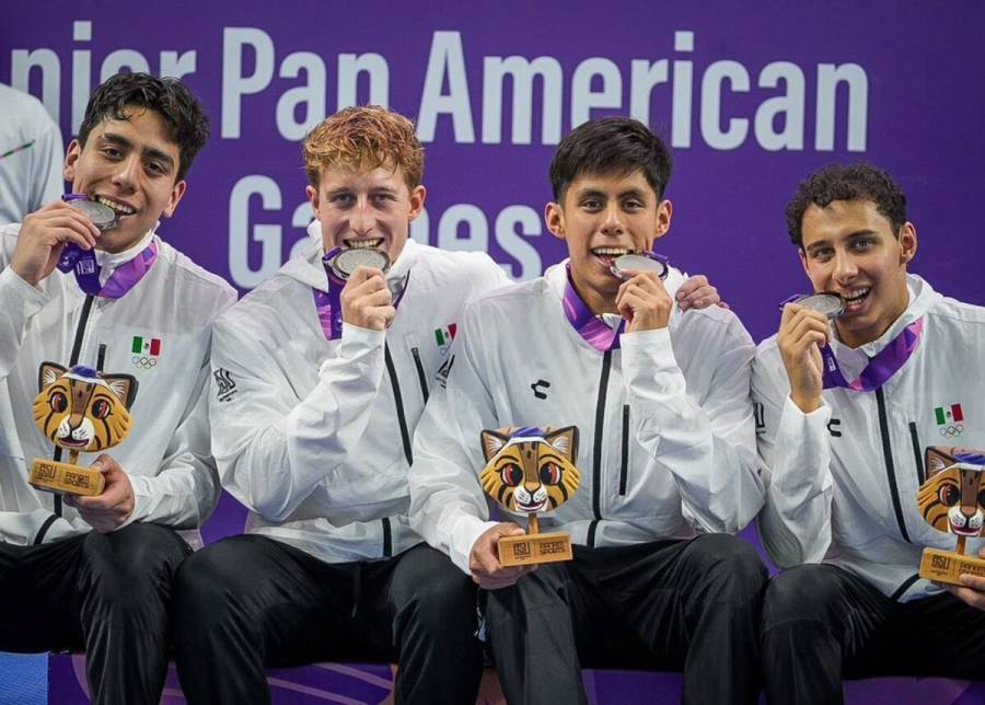M&eacute;xico finaliza en el Top 3 de la nataci&oacute;n en Asunci&oacute;n 2025