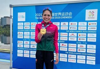 Anahí Álvarez, campeona en los Juegos Mundiales Chengdú 2025